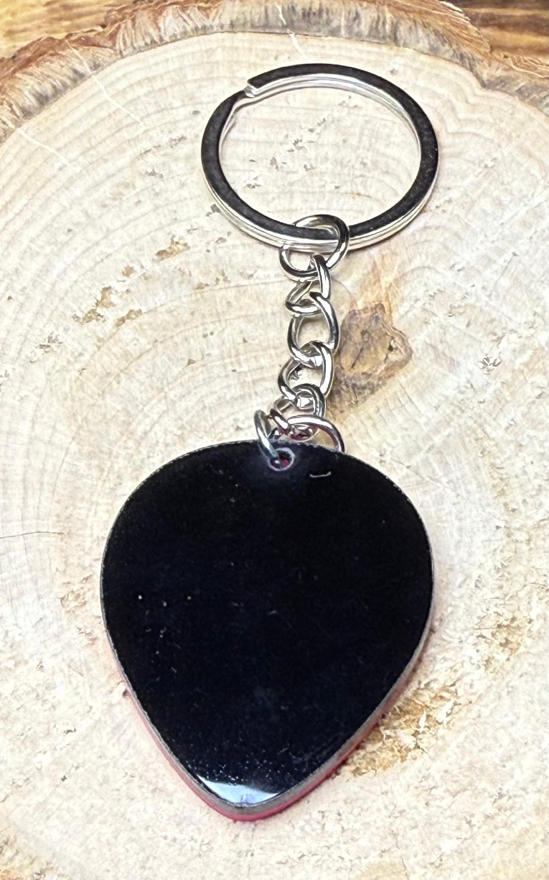 NEW Hot Pink Alien w/ Black Eyes Keychain / Keyring
