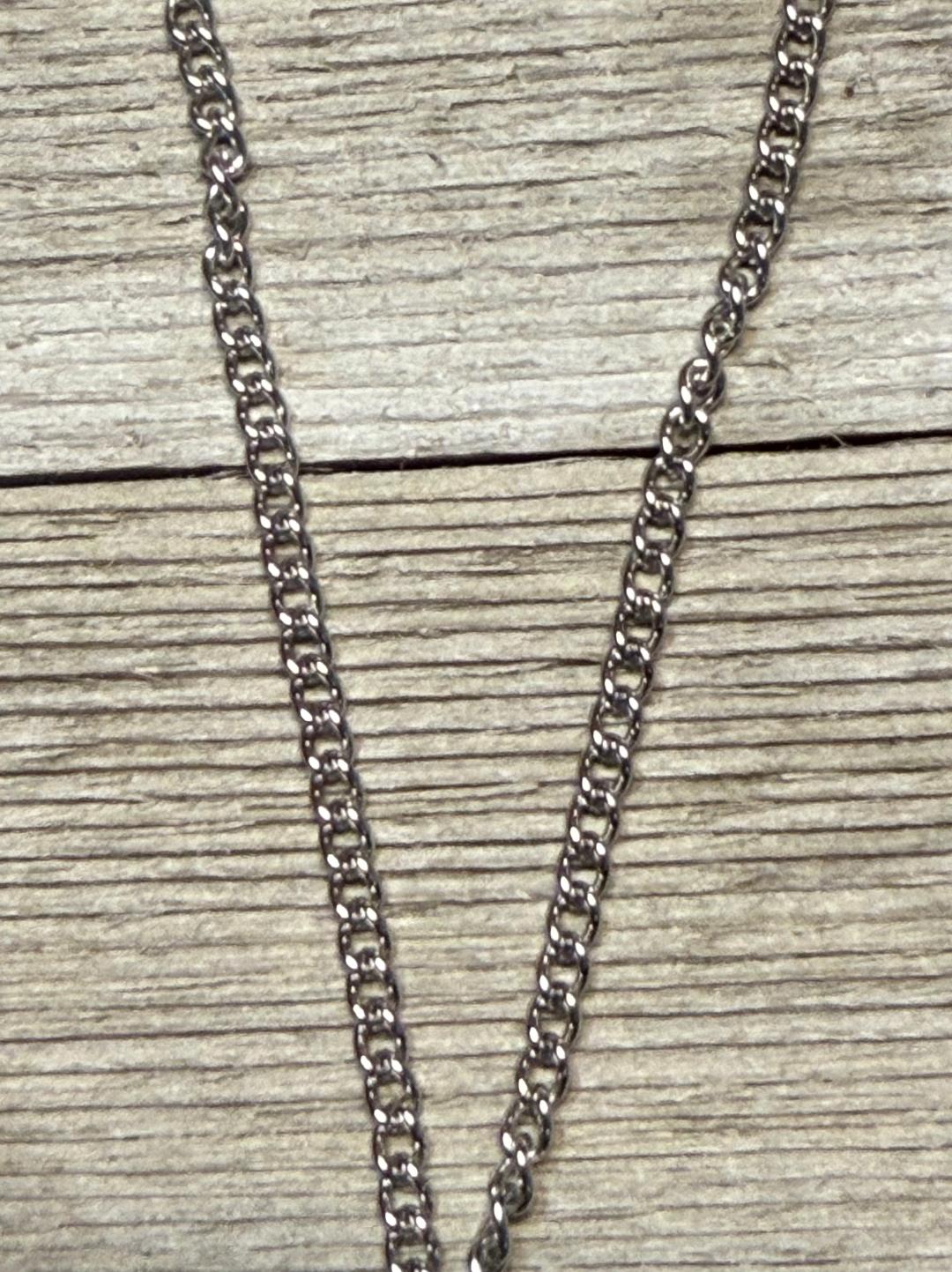 NEW Mother Baby Silhouette Charm Necklace w/ Silver Color Adjustable Length Chain