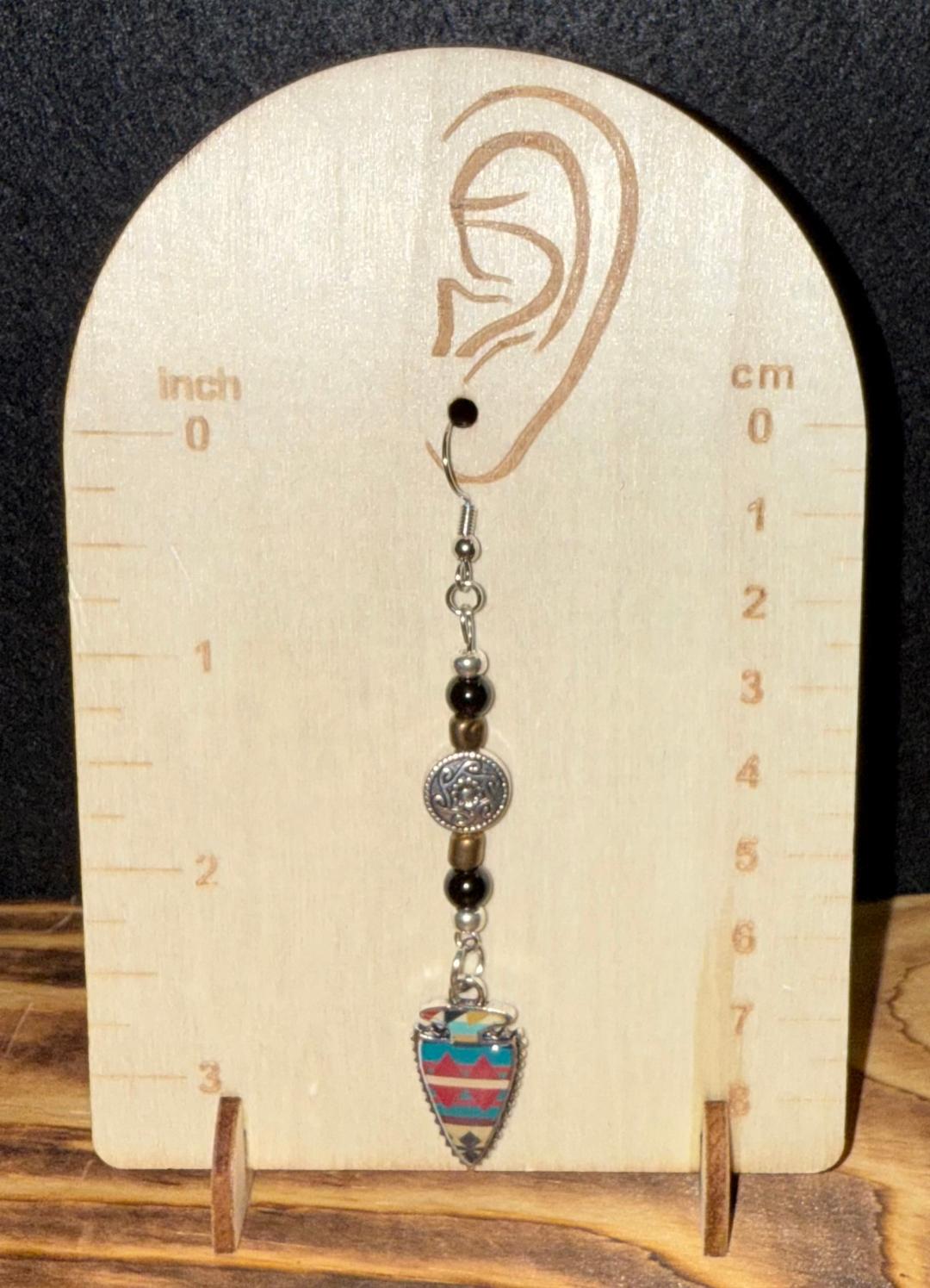 NEW Southwestern Arrowhead Pendant w/ Elaborate Beading