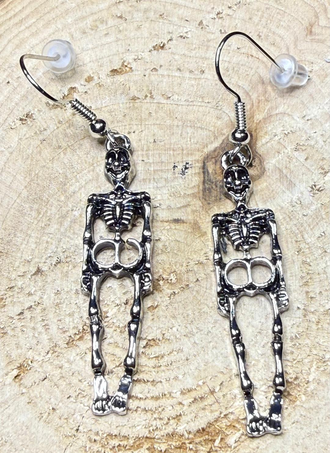 NEW Halloween Skeleton Alloy Earrings
