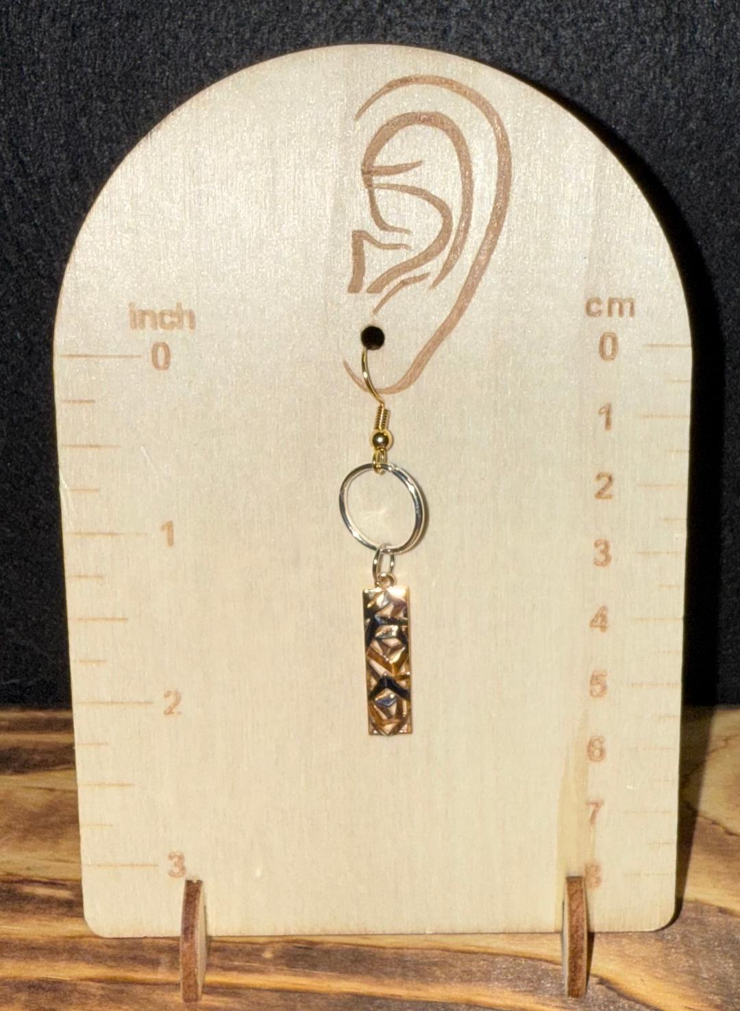NEW Minimalist Geometric Design Silver & Gold Earrings